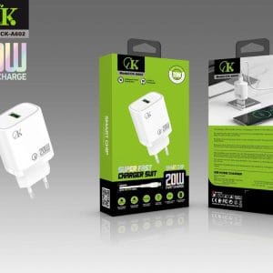 chargeur CIK A602 Micro 20W fast charge