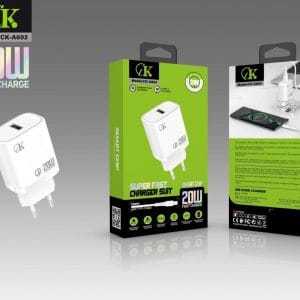 chargeur CIK A602 USB 20W Smart Chip