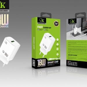 chargeur mural rapide CIK A601 avec port Micro USB