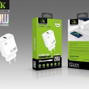 chargeur CIK A602 Micro 20W fast charge