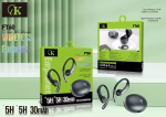 Écouteurs Bluetooth CIK FT60 avec écran LED et boîtier de charge 30h